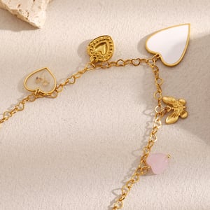 Luxury Style Romantic Heart Butterfly Pendant Women's Necklaces h5 Picture5