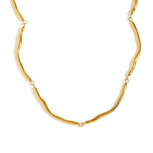 Simple Series Einfache Edelstahl Damen Kettenhalsketten h5 