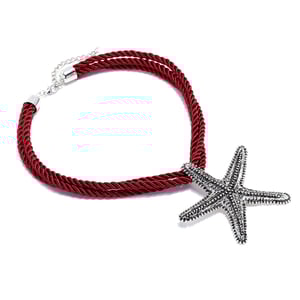 Rope Alloy Starfish Pendant Necklaces h5 Picture2