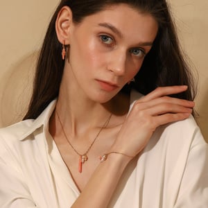 1 Piece Simple Series Daily Flower Stainless Steel Women's Pendant Necklaces h5 Picture2