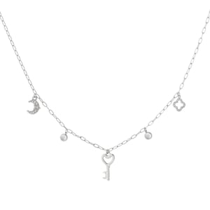 Designable Heart Locker Stainless Steel Gold Color Women's Pendant Necklaces h5