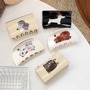 Advanced Creative Design Cute Cartoon Acetate Women's Hair Claws h5 Picture3