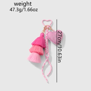Quasten Herz Legierung Tasche Charms h5 Bild2