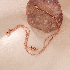 1 Stück Simple Series Einfache Edelstahl-Damenkettenarmbänder h5 Bild5