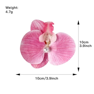Romantic Series Sweet Flower Fabric Women's Hair Claws h5 Picture5