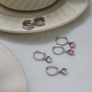 Heart Stainless Steel Earring Sets h5 Picture2