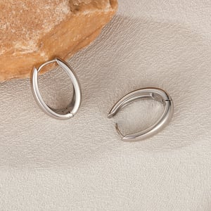 1 Paar Simple Series Tägliche geometrische Edelstahl Goldfarbene Damen-Ohrstecker h5 Bild4