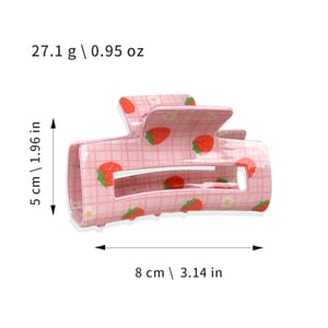 Fruit Series All - over - printed Acrylic Hair Claws h5 Picture5