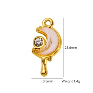 1 Pair Simple Series Classic Animal Stainless Steel Women's Pendants h5 