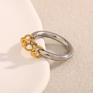 Simple Series Elegante einfarbige Edelstahl-Einzelringe h5 Bild2