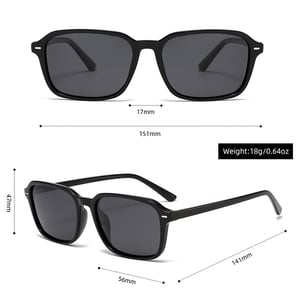 1 Paar Simple Series Casual Solid Color PC Damen-Sonnenbrille h5 Bild4
