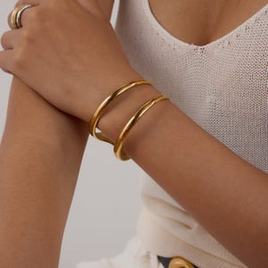 style edelstahl gold farbe manschette armbänder h5 Bild5