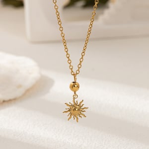 Romantic Starfish Ocean - themed Stainless Steel Women's Necklaces h5