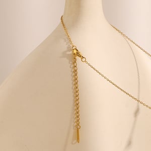 Simple Series Daily Solid Color Stainless Steel Women's Chain Necklaces h5 Picture3