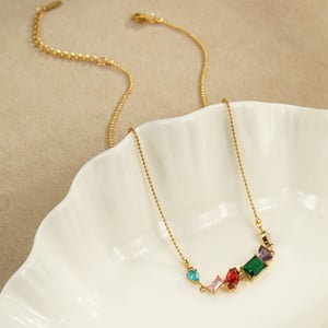 1 Pair Simple Series Daily Geometric Stainless Steel   Gold Color  Women's Pendant Necklaces h5 Picture2