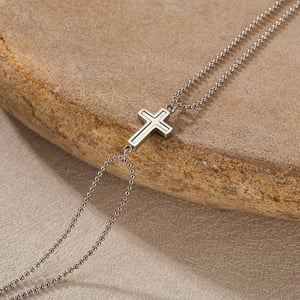 1 Stück Simple Series Einfache Edelstahl Goldfarbene Damen-Kettenarmbänder h5 Bild4