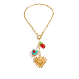 Luxurious Series Daily Plant Stainless Steel  Women's Pendant Necklaces h5