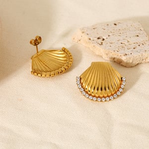 Classic Series Retro Turtle Stainless Steel  Women's Stud Earrings h5 Picture3