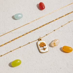 1 Piece Retro Tree Stainless Steel Gold Color Women's Pendant Necklaces h5 Picture7