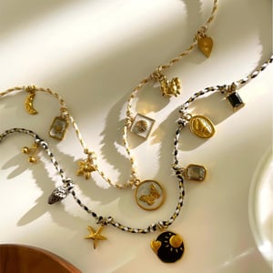 1 Piece Butterfly Stainless Steel Gold Color Pendant Necklace h5 Picture4