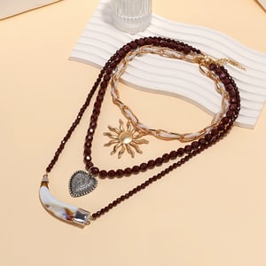 1 Set Statement Beaded Necklace h5 Picture4