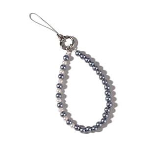 1 Piece Modern Series Silver Beads Aluminum Phone Strap h5 Picture4