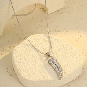Luxe retro roestvrijstalen dameshangerkettingen met gouden hangers h5 Afbeelding4