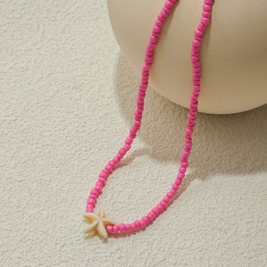 1 Piece Vacation Shell Stainless Steel Gold Color Women's Pendant Necklaces h5 Picture7