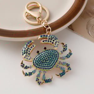 1 Piece Crab Alloy Keychain h5