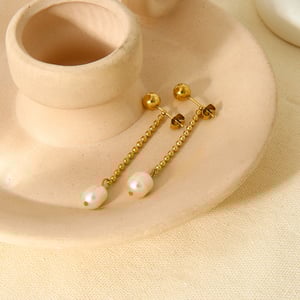 Elegant Turtle Stainless Steel  Gold Color Women's Stud Earrings h5 Picture3