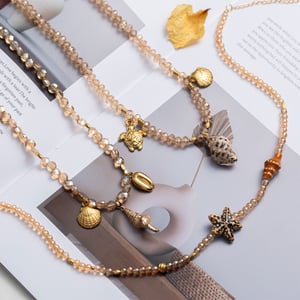 1 Piece Ceramics Charm Beaded Necklaces h5 Picture4