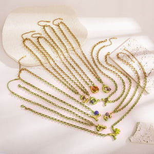 1 Piece Romantic Series Vacation Turtle Stainless Steel Women's Pendant Necklaces h5 Picture3