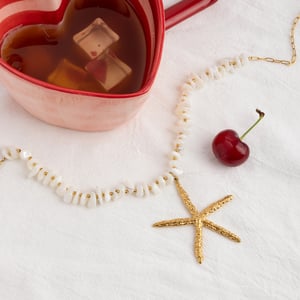 1 Piece Exaggerated Starfish Stainless Steel Gold Color Women's Pendant Necklaces h5 Picture6