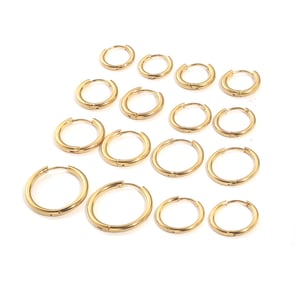 1 Piece Simple DIY Hoop Stainless Steel Jewelry Closures h5 Picture2