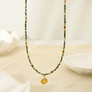 1 Piece Natural Stones Beaded Necklace h5 Picture2