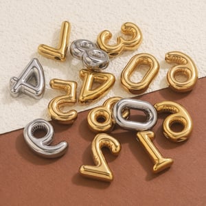 1 Piece Classic Letter Stainless Steel Women's Pendants h5 Picture3