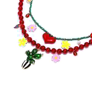 1 Set Flower Beaded Necklaces h5 Picture3