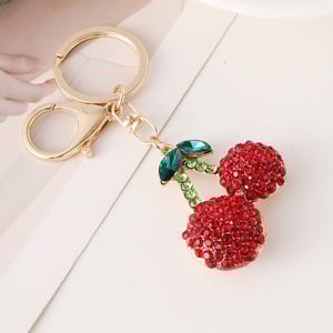 1 Piece Cherry Alloy Keychain h5 Picture4