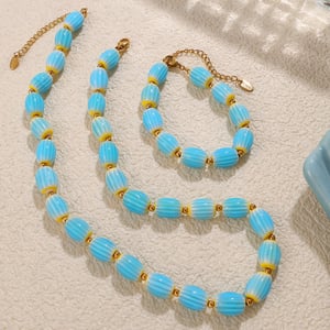 1 Piece Ceramic Beaded Necklace h5 Picture3