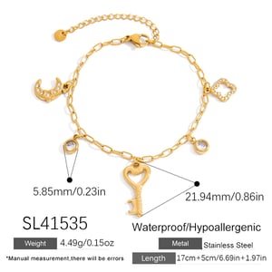 Luxurious Series Daily Turtle Stainless Steel  Women's Charm Bracelets h5 Picture2