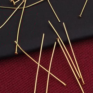 1 Piece DIY Needle Solid Color Stainless Steel Jewelry Charms h5 Picture5