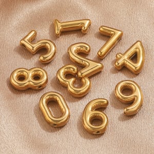 1 Piece Classic Letter Stainless Steel Women's Pendants h5 Picture2