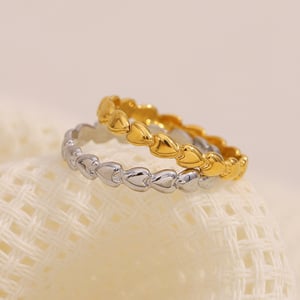 Simple Series Daily Solid Color Stainless Steel Minimalist Rings h5 Picture2