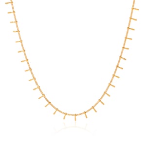 1 Pair Simple Series Daily Cross Stainless Steel   Gold Color  Women's Chain Necklaces h5
