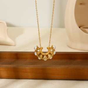 Simple Series Daily Geometric Stainless Steel  Women's Pendant Necklaces h5 Picture2