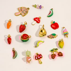 1 Pair Simple Series Cute Plant Stainless Steel Women's Pendants h5 Picture2