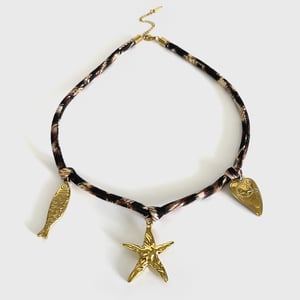 1 Piece Stainless Steel Gold Color Pendant Necklace h5