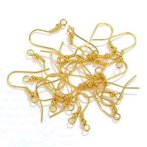 1 Piece Ear Hook Daily Solid Color Stainless Steel Jewelry Charms h5 Picture5