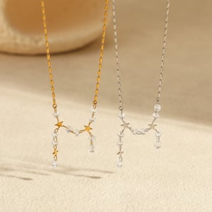 Simple Sweet Star Stainless Steel Women's Chain Necklaces h5 Picture2