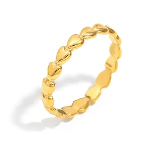 Simple Series Daily Solid Color Stainless Steel Minimalist Rings h5